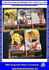 5-VHS-LOS-TOURS-DE-INDURAIN-1991-1995