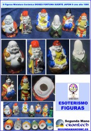 6-FIGURAS-CERAMICA-MINIATURA-DIOSES-JAPONESES