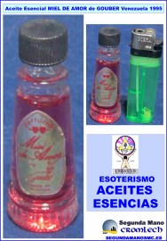 ACEITE-ESENCIAL-MIEL-DE-AMOR-GOUBER-VENEZUELA-1995