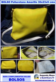 BOLSO-POLIURETANO-AMARILLO-30X23X9CMS