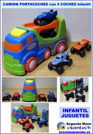 CAMION-PORTACOCHES-CON-4-COCHES-INFANTIL