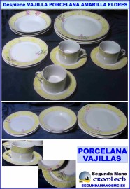 DESPIECE-VAJILLA-PORCELANA-AMARILLA-FLORES