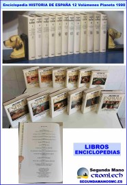 ENCICLOPEDIA-HISTORIA-DE-ESPANA-12-VOLUMENES-PLANETA-1990