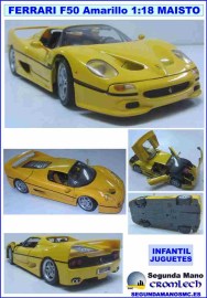 FERRARI-F50-AMARILLO-ESCALA118-MAISTO