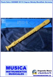 FLAUTA-DULCE-HOHNER-9511C-SOPRAN-MELODY-BLOCKFLUTE-GERMANY