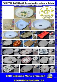 FUENTES-BANDEJAS-PORCELANA-CERAMICA-CRISTAL