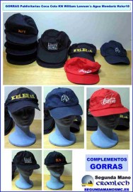 GORRAS-PUBLICITARIAS-COCA-COLA-KN-WILLIAM-LAWSONS-AGUA-DE-MONDARIZ-KELER18