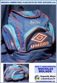 MOCHILA-UMBRO-REAL-CLUB-CELTA-DE-VIGO-45X33X20CMS