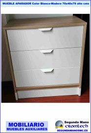 MUEBLE-APARADOR-COLOR-BLANCO-MADERA-70X40X79CMS