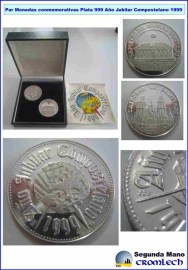 PAR-MONEDAS-CONMEMORATIVAS-PLATA-999-ANO-JUBILAR-COMPOSTELANO-1999