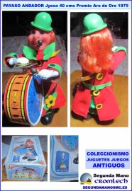 PAYASO-ANDADOR-JYESA-40-CMS-PREMIO-ARO-DE-ORO-1975