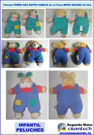 PELUCHES-OSO-PERRO-RATON-CONEJO-30-CMS-DE-LA-FIRMA-IMPEX-NAYANA