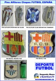 PINS-ALFILERES-CHAPAS-FUTBOL-ESPANA