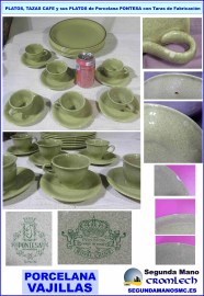 PLATOS-TAZAS-PORCELANA-PONTESA