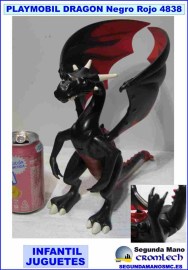 PLAYMOBIL-DRAGON-NEGRO-ROJO-4838