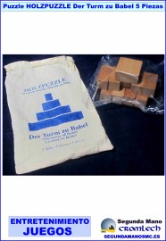 PUZZLE-HOLZPUZZLE-DER-TURM-ZU-BABEL-5-PIEZAS