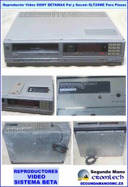 REPRODUCTOR-VIDEO-SONY-BETAMAX-SLT20ME