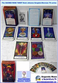 THE-SACRED-ROSE-TAROT-DECK-JOHANNA-GARGIULO-SHERMAN-78-CARTAS