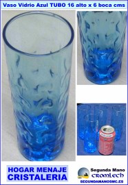 VASO-VIDRIO-AZUL-TUBO-16X6CMS